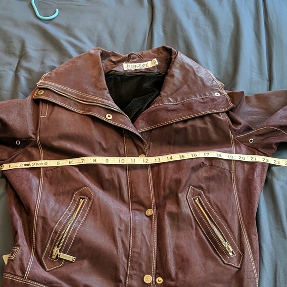 Bradley Bayou leather jacket sz L - Picture 8 of 10
